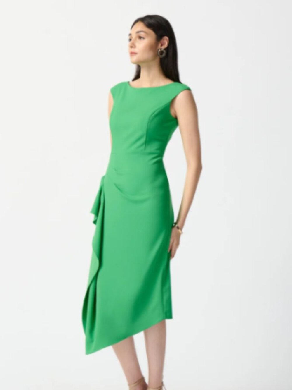 NWT! Joseph Ribkoff Fitted Island Green Sheath Dress Size 8 242238